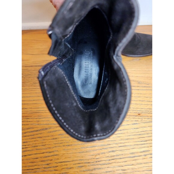 Mint La Candienne Waterproof Sharon Suede Booties Ankle Boots Espresso Brown 7 - Picture 4 of 14